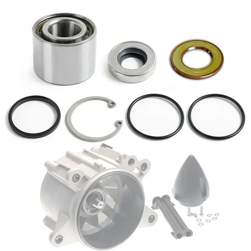 Kit de reconstrução de bomba de jato de jet ski brp, kit de reparo de bomba de spray, vedação de óleo de rolamento, vedação de água, eixo curto, tubo de água - Peça para Jet Ski