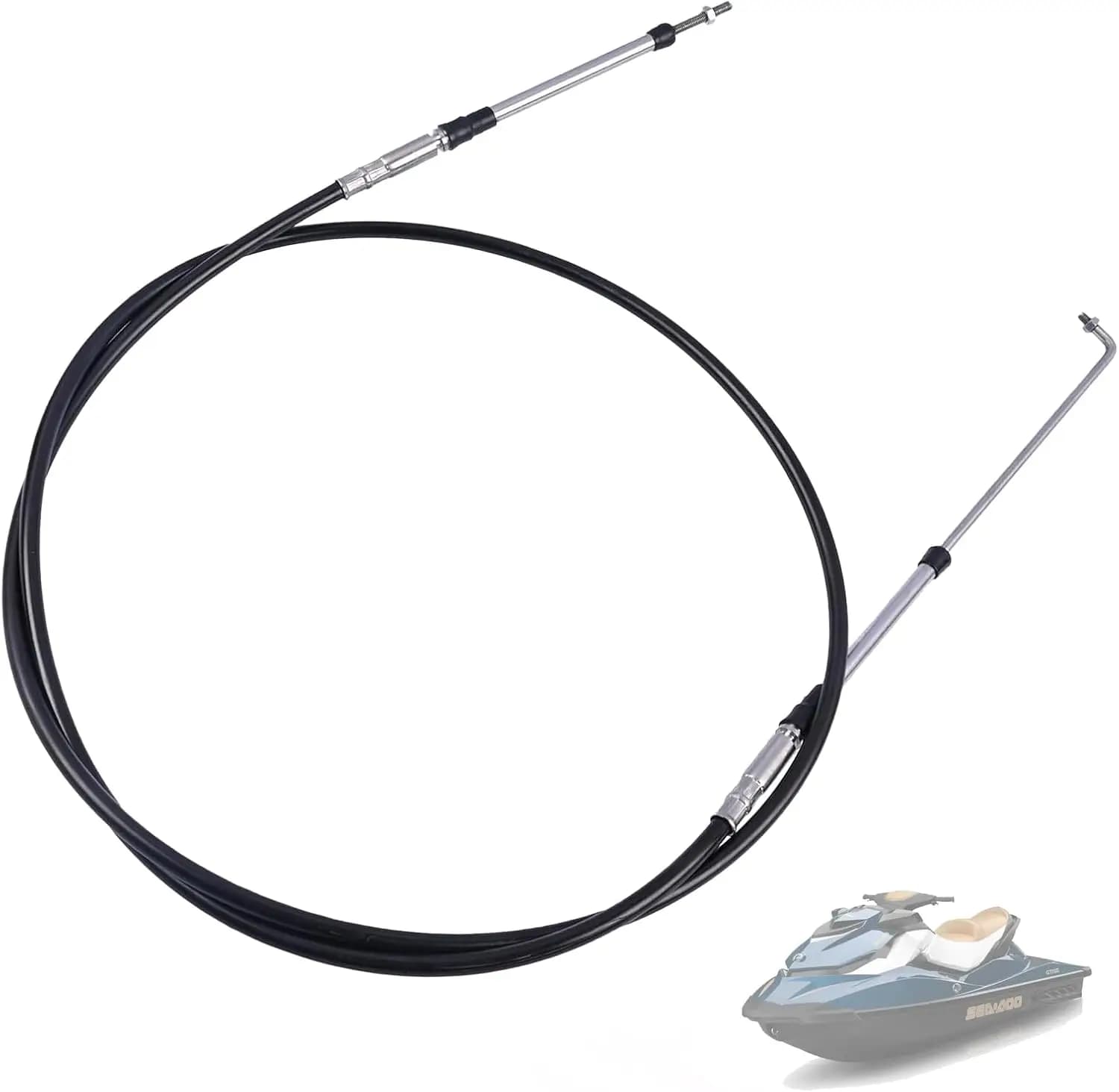 Cabo de Reversão Compatível com Sea Doo GTX 4-Tec DI RXT 2002 2003—2008 2009, Substitui 277000948 268000039 268000030 268000020 - Peça para Jet Ski