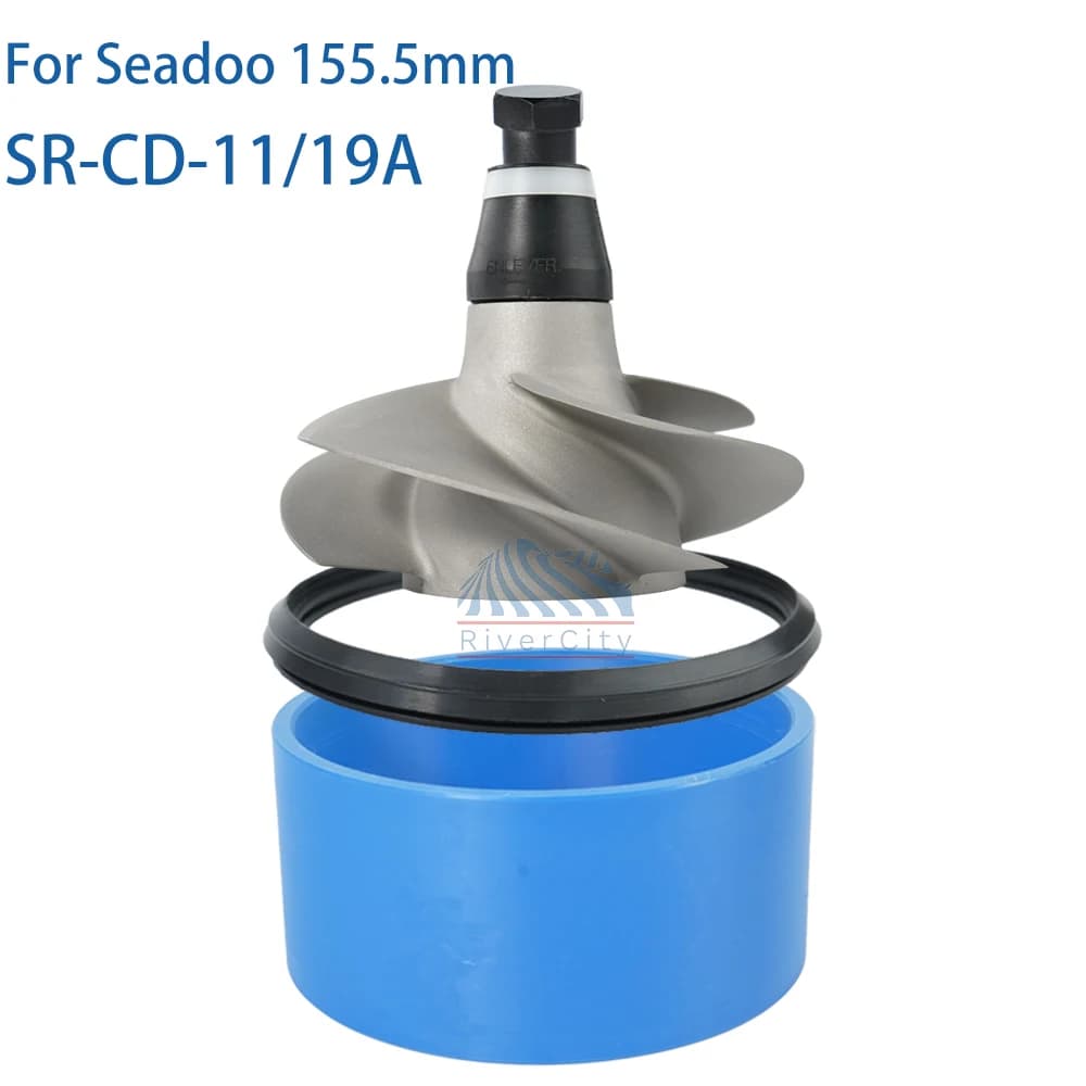 Para seadoo substituição solas pwc jet ski impulsor brp peças escovado velocidade ster 150 wake 155hp SR-CD-11/19a 155.5mm 4 lâminas - Peça para Jet Ski